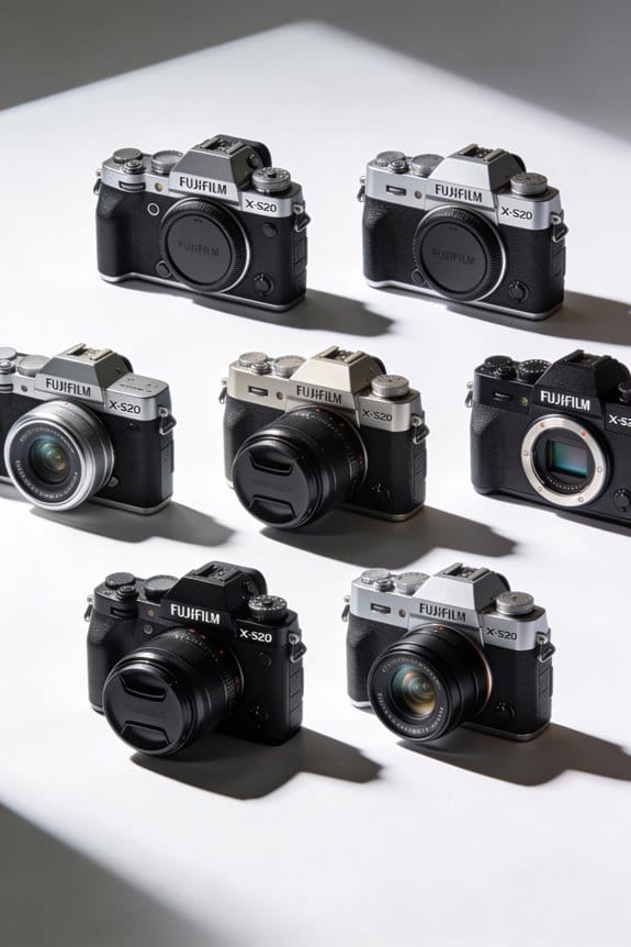 fujifilm x s20 camera options