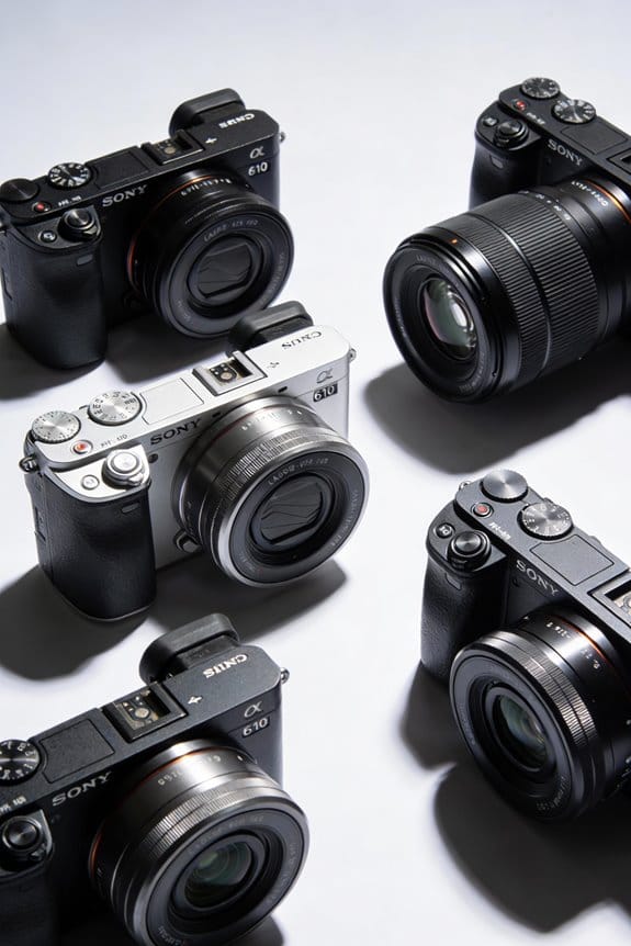 sony alpha 6100 camera options