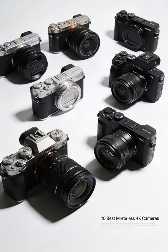 top 10 mirrorless 4k cameras