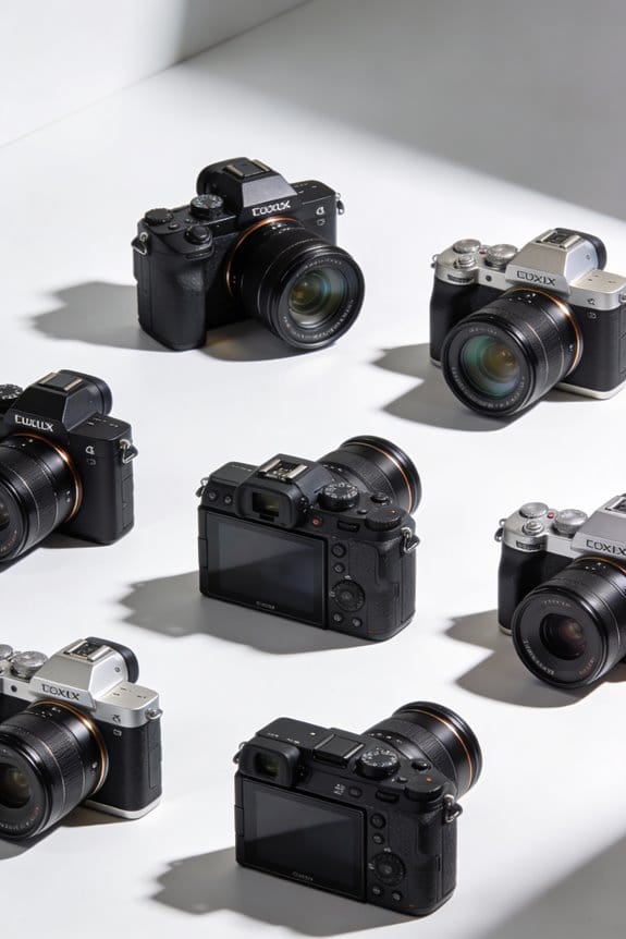 top touchscreen mirrorless cameras