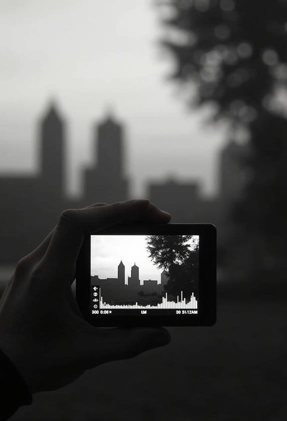 monochrome photography real time feedback