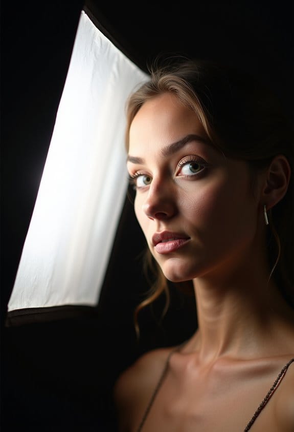 softboxes enhance portrait lighting